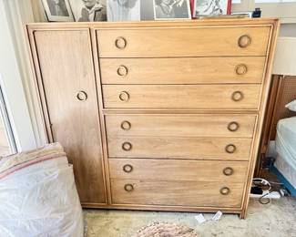 2 matching mid century dressers