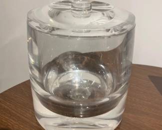 80s Lucite Ice Bucket with Lid