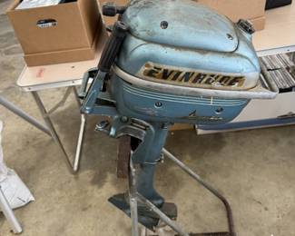 Antique and good running boat motor