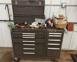 Kennedy Tool chest included with Bridgeport mill
