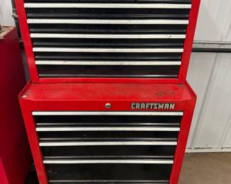 Craftsman tool chest and cabinet