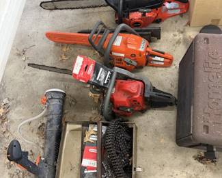 Pro Quality Dolmar chainsaws and an Echo Chainsaw