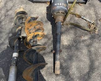 Skidsteer Hydraulic auger and bits.  For the guy who likes to drill holes!