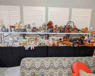 Assorted Holiday Decorations (Easter and Halloween)