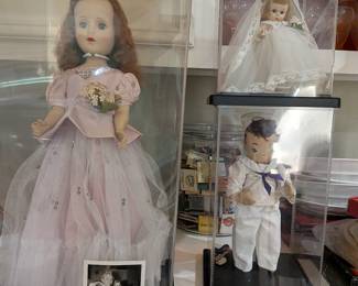 Madame Alexander "Elise" Bride Doll and Sailor Doll Lot