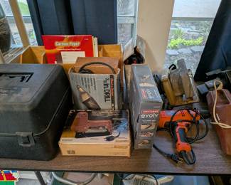 Assorted Power Tools and Supplies