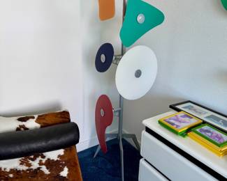 original Foscarini floor lamp and le Courbusier lounger from DWR