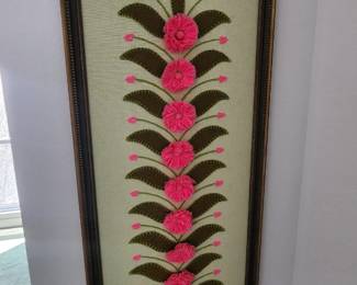 vintage art like this embroidery