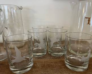 SET OF 6 WILDLIFE FEDERATION WHISKEY GLASSSES