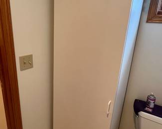 WHITE UTILITY CABINET