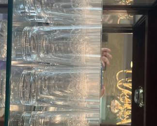 etched highball glasses