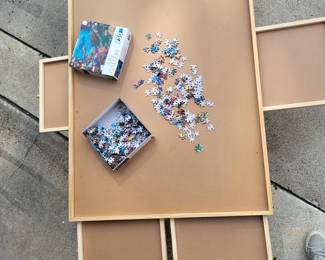 Table Top Puzzle Board