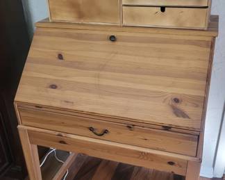 Pine Secretary Desk