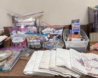 SEWING NOTIONS, EMBROIDERY ITEMS