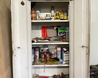 METAL STORAGE CABINET, PAINT
