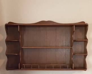 VINTAGE WOOD KNICK KNACK SHELF