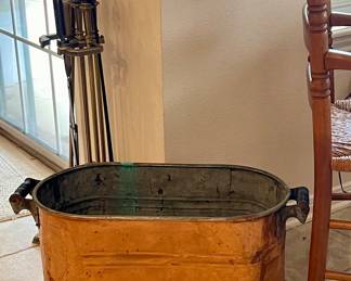 LARGE COPPER BUCKET
