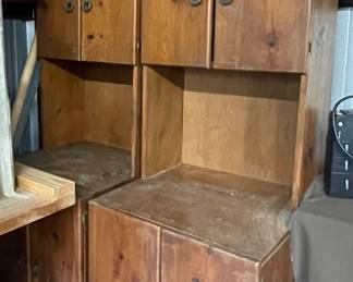 WOOD STORAGE BOOK CASES