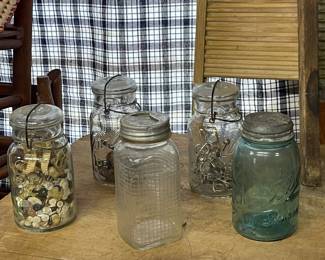 VINTAGE BALL & CANNING JARS