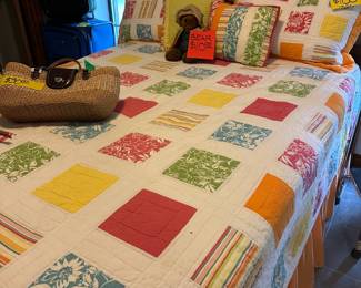 Nice Quilt top and Shams