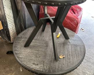 Two Nice Round End Tables