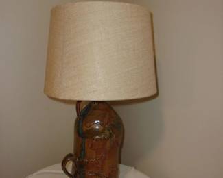 Pottery Lamp