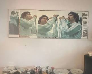 Jim Morrison Triptych Poster