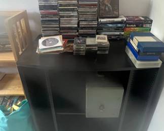Assorted Music CDs, VHS Tapes, and Cassette Tapes