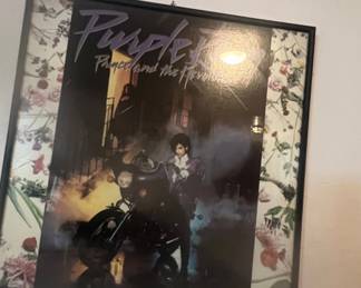 Prince  The Revolution Purple Rain Album Art Framed Print