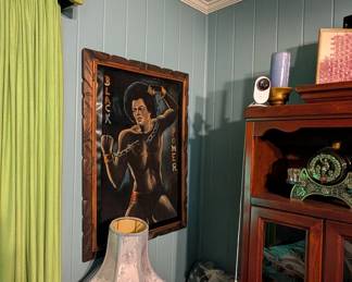 Vintage felt picture 