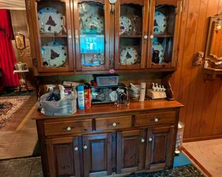 Wooden China Cabinet 