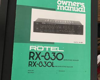 Rotel AM/FM Receiver model RX-830