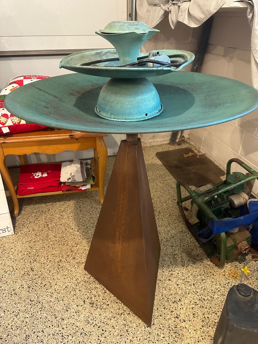 Tom Torrens fountain/bird bath