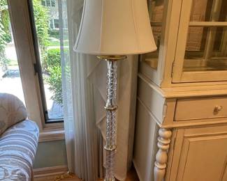 Waterford crystal floor lamp.....
