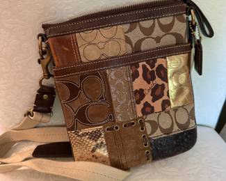 Coach patchwork crossbody