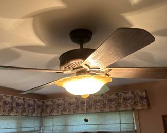 Ceiling fan with light kit and remote control.....
