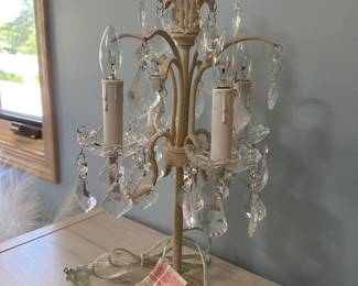 Restoration Hardware chandelier table lamp
