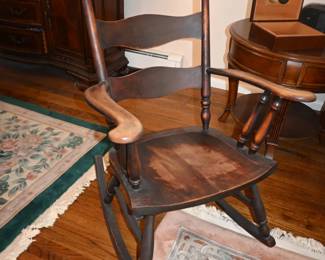 Vintage Wood Rocking Chair