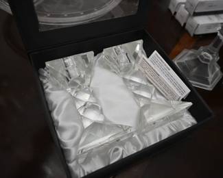 Crystal candlestick holder 
