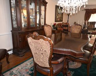 Dining Table and Breakfront