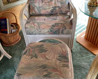 Rattan coastal chair