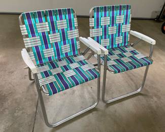 Vintage lawn chairs