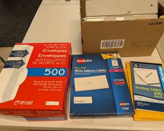 Mailing supplies 