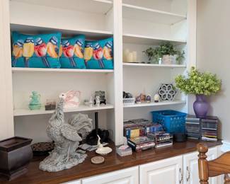 Decorative birds, etc