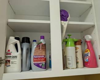 Cleaning supplies 