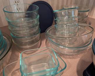 More glass bowls