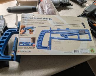 Rocker drawer slide jig