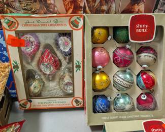 Shiny Brite ornaments 