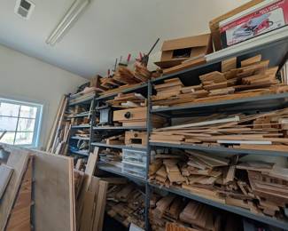 Lot of wood for projects!