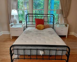 Queen size bed. Mattress sold separately 